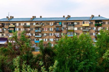 Tipik sosyalist apartman blokları. Sosyal konut