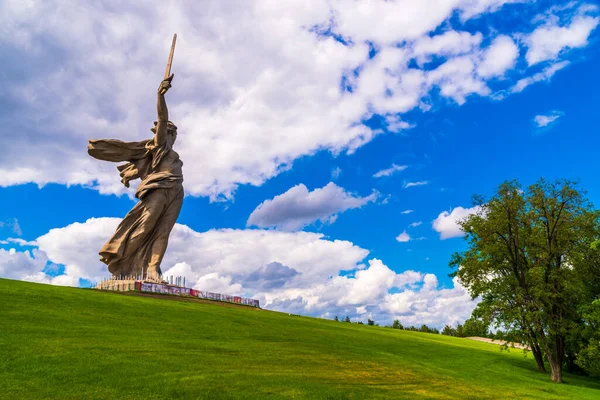 Volgograd Russia May 2019 Motherland Calls Memories Volgograd Russia — 스톡 사진