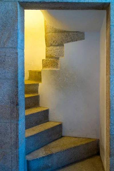 Σκάλες Αφηρημένα Βήματα Σκάλες Στην Πόλη Γρανίτης Σκάλες Πέτρινες Σκάλες — Φωτογραφία Αρχείου