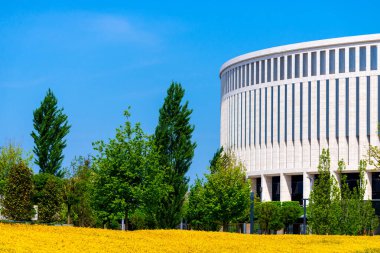 Rusya, Krasnodar, 29 Nisan 2019: FC Krasnodar Stadyumu. Dünya Kupası için futbol stadyumu.