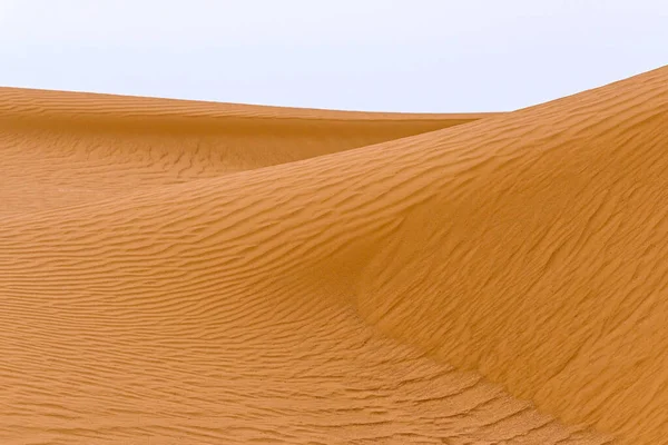 Изгиб Хребта Песчаной Дюны Пустыне — стоковое фото