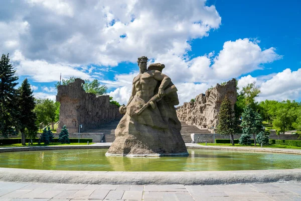 Volgograd Russia Mayıs 2019 Mamayev Kurgan Daki Ölüm Anıtı — Stok fotoğraf