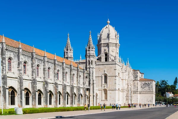 2018年10月8日 葡萄牙里斯本Jeronimos修道院或Mosteiro Dos Jeronimos — 图库照片