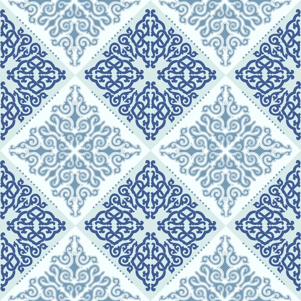 Oriental, azulejo patrón sin costura . — Archivo Imágenes Vectoriales