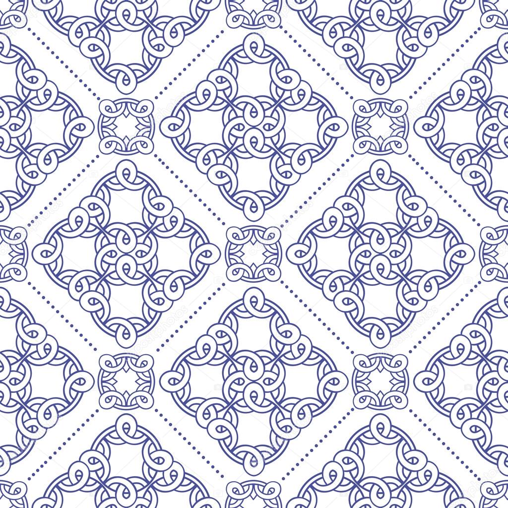 Oriental, seamless pattern tile.