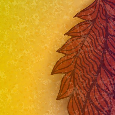 sonbahar yaprakları bileşimi.