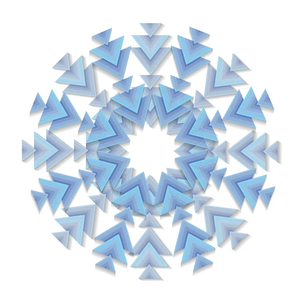 Snowflakes. Winter pattern. — Stock Vector