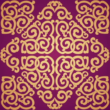 Sorunsuz doku. Doğu tarzı süsleme.