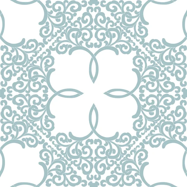 Colorato ornamento senza cuciture, sfondo bianco . — Vettoriale Stock