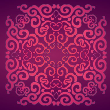 Doku kesintisiz, oryantal desen.