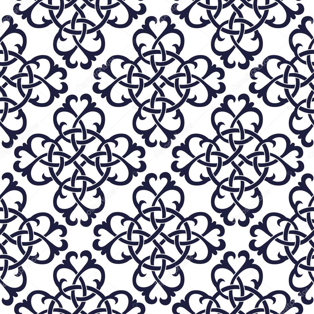 Seamless texture. Oriental ornament.