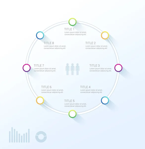 Infografía — Vector de stock