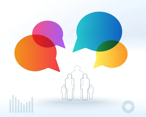 Konuşma balonu Infographic