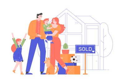 Aile yeni bir eve taşınır.. 