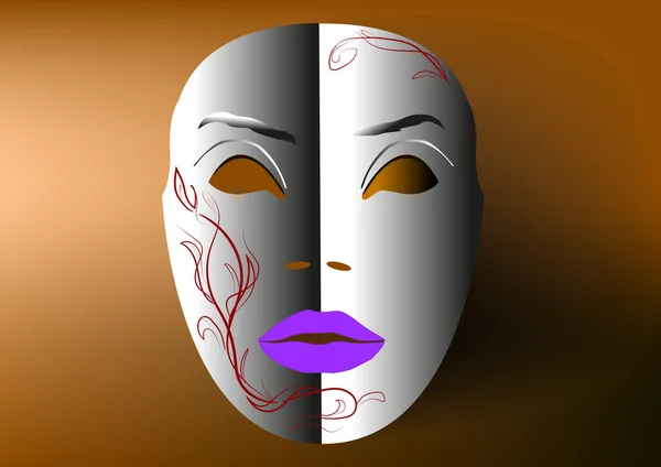 Mască decorativă — Vector de stoc
