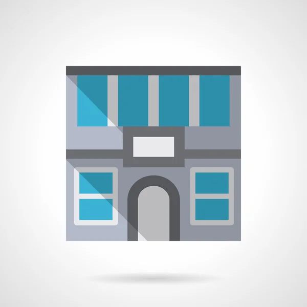 Office huur platte kleur ontwerp vector pictogram — Stockvector