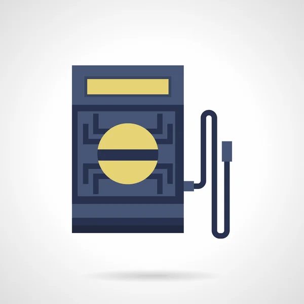 Voltmeter egale kleur vector pictogram — Stockvector