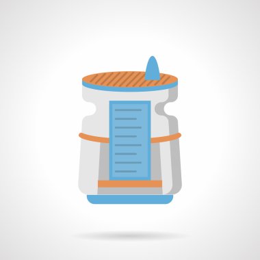 Hava nemlendirici düz renk vektör simgesi