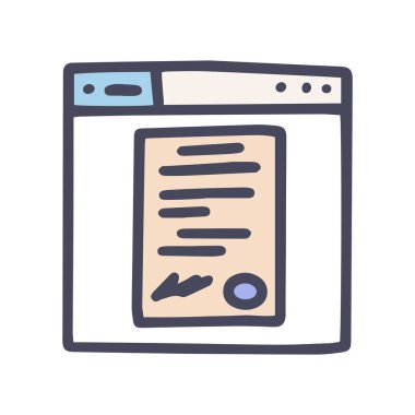 renk vektörü karalama basit çevrimiçi belge