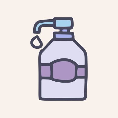 dağıtıcı renk vektörü karalama basit simge tasarımı