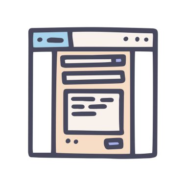 renk vektörü karalama basit simge geri besleme formu