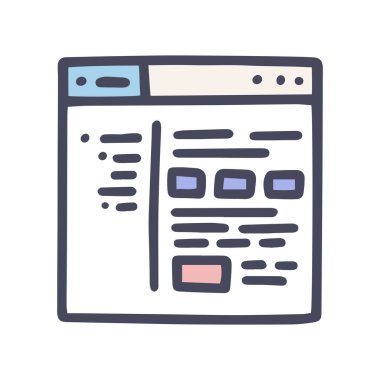 renk vektörü karalama basit simge CMS sitesi