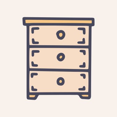 başucu tablo renk vektörü basit simge karalama