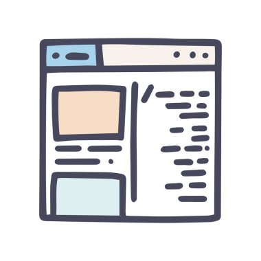 renk vektörü karalama basit simge alan kodu