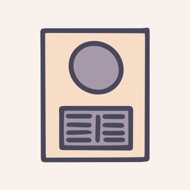 Havalandırma ızgarası renk vektörü karalaması basit simge