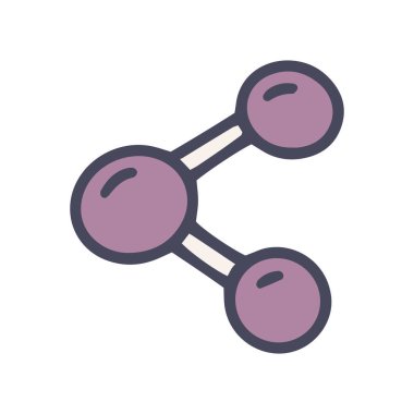 Renk vektörü karalama basit simge tasarımı