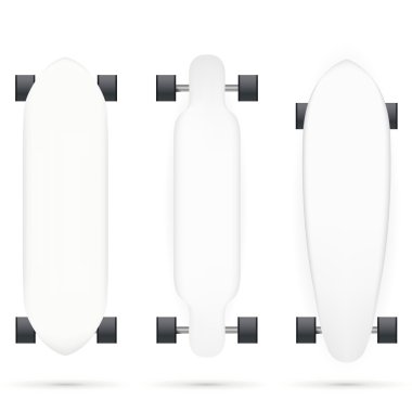vektör mock-up longboards için