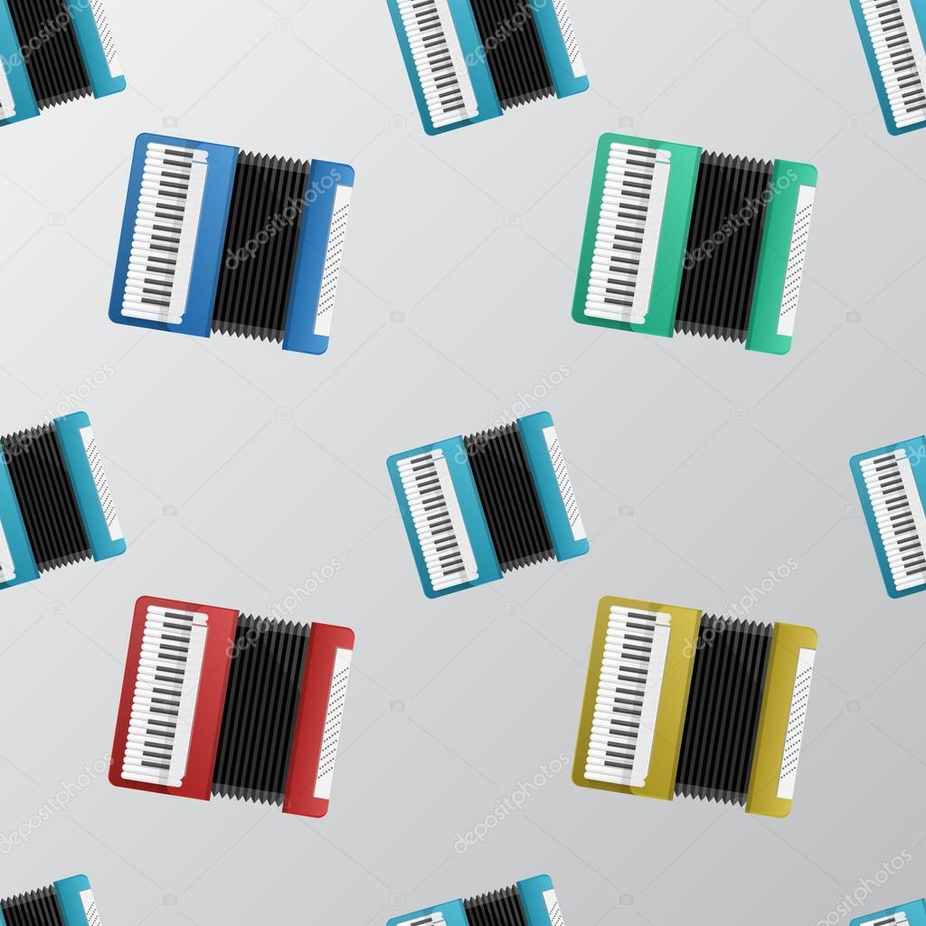 Vector background for accordion