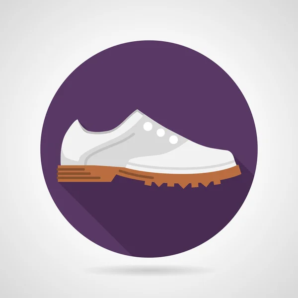 Icono de vector plano para zapatos deportivos — Vector de stock