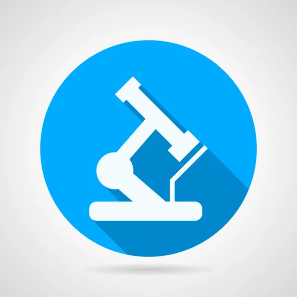 Cirkel vector pictogram voor Microscoop — Stockvector