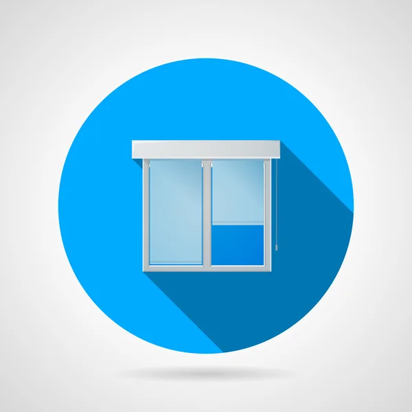 Icona vettoriale piatta per finestra — Vettoriale Stock