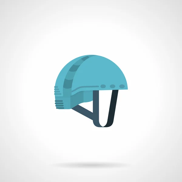 攀爬头盔平颜色图标 — 图库矢量图片