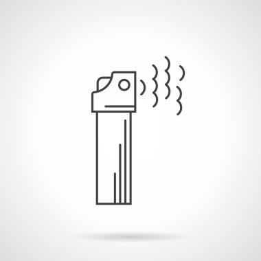 Gaz sprey için kontur vektör simgesi