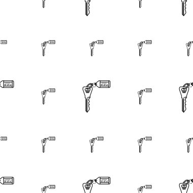 Etiket vektör arka plan ile anahtar