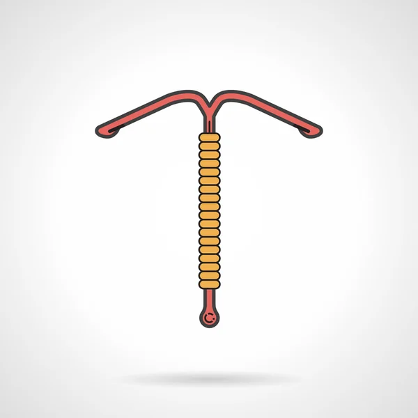 Kadın hastalıkları için renkli vektör simgesi