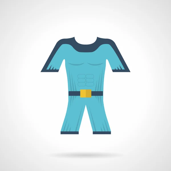 Icono de vector de color plano para traje de buceo — Vector de stock