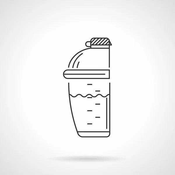 Supplements shaker vector icon — Stock Vector