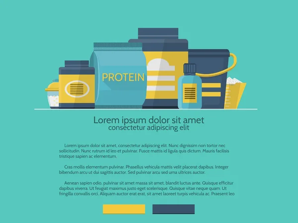 Spor takviyeleri vektör tasarım öğesi