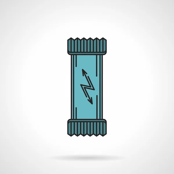 Energy bar flat vector icon — Stock Vector