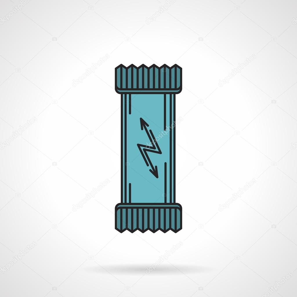 Energy bar flat vector icon