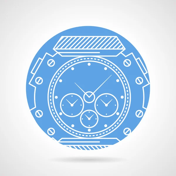 Deportes muñeca reloj vector icono — Vector de stock