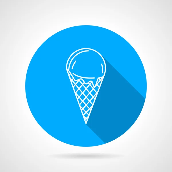 Line vector icon for ice cream — Stock Vector