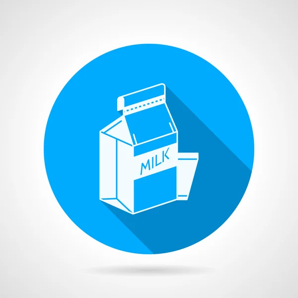 Contour vector pictogram voor gepasteuriseerde melk — Stockvector