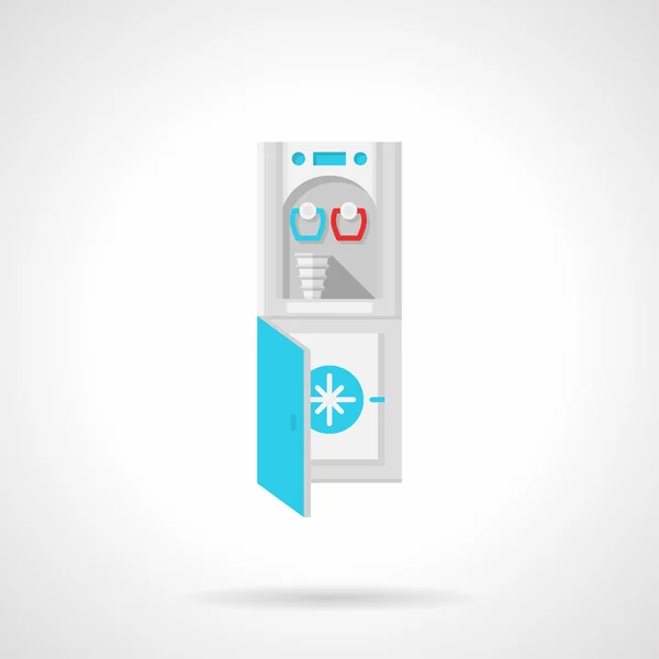 Refrigerador de agua icono vector plano — Archivo Imágenes Vectoriales