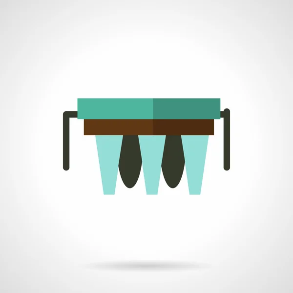 Water purifier filter flat vector icon — Stockový vektor