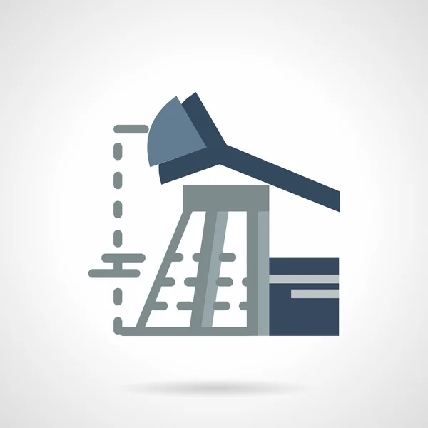 Flat vector icon for oil industry — Stockvector